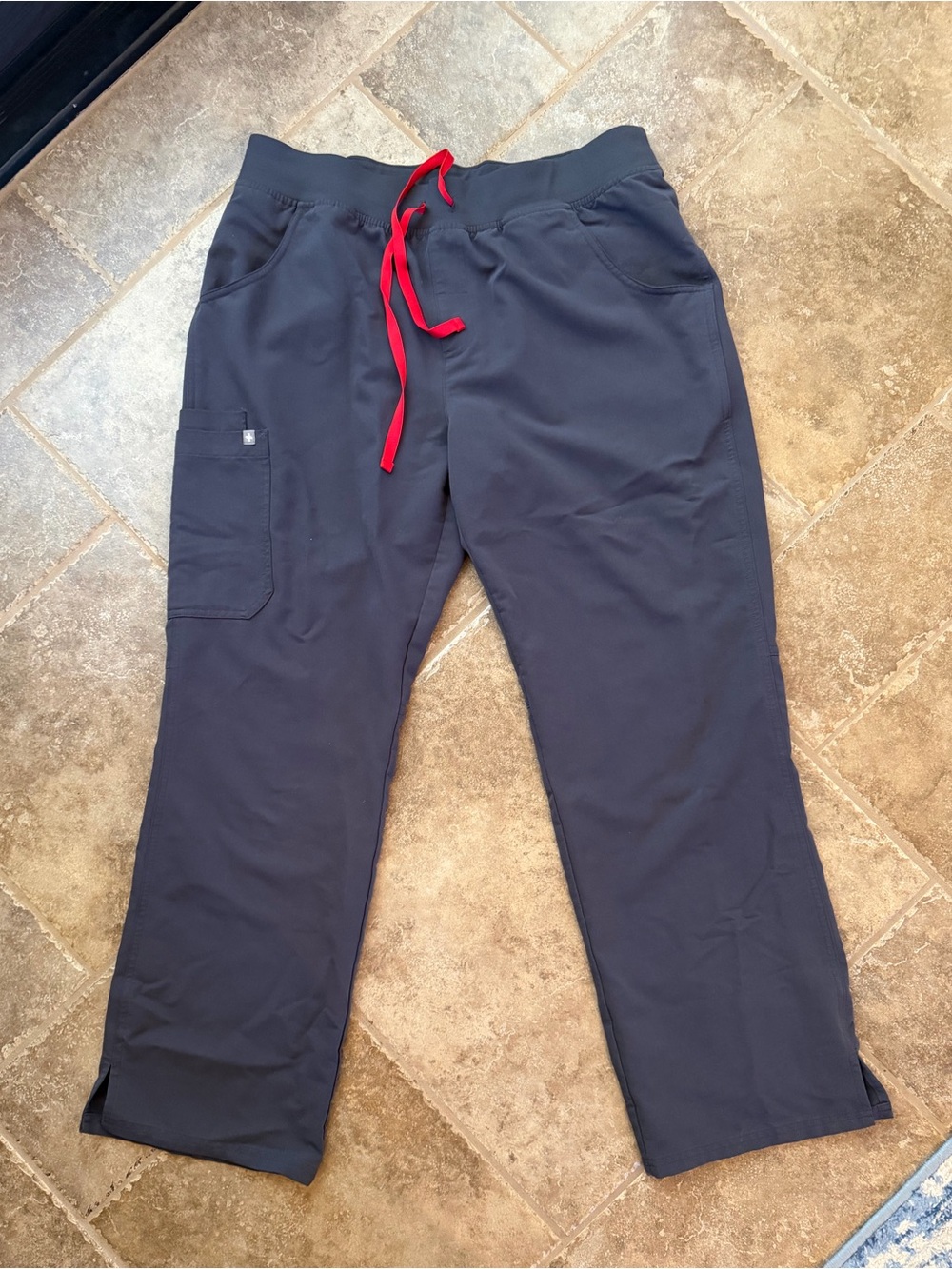 Figs Gray Kade Cargo Scrub Pants
